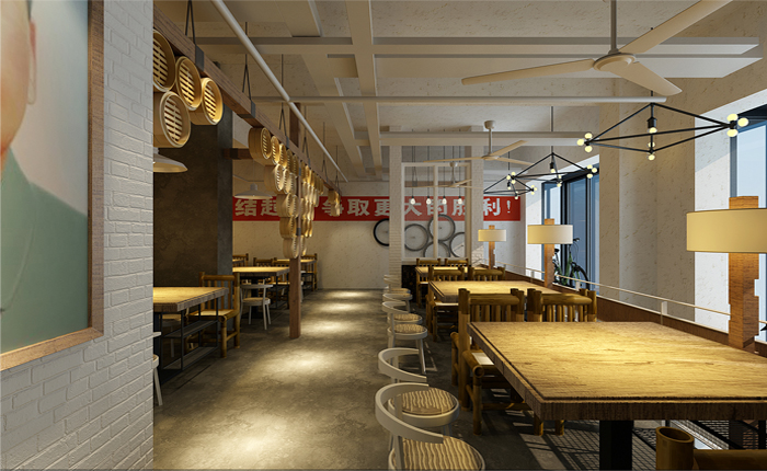 餐飲店面裝修設計圖片、餐飲店裝修效果圖、餐飲店裝修案例